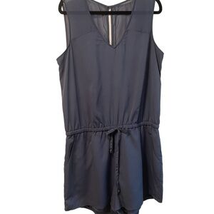 Stylish Blue Sleeveless‎ Romper​